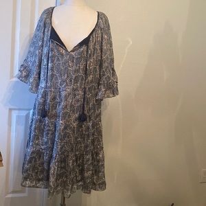 Kobi Halperin designer metallic dress. XL.